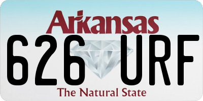 AR license plate 626URF