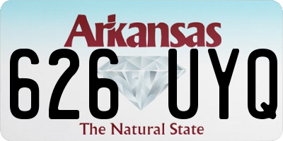 AR license plate 626UYQ