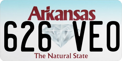 AR license plate 626VEO
