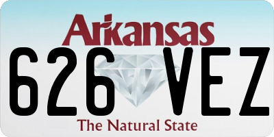 AR license plate 626VEZ
