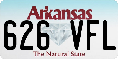 AR license plate 626VFL