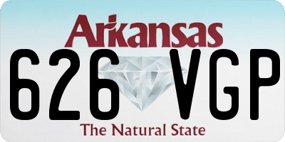 AR license plate 626VGP