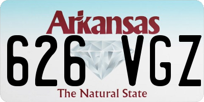AR license plate 626VGZ