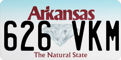 AR license plate 626VKM