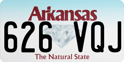 AR license plate 626VQJ