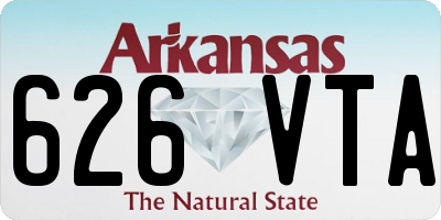 AR license plate 626VTA