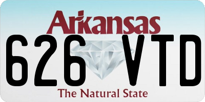 AR license plate 626VTD