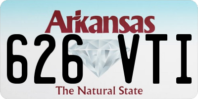 AR license plate 626VTI