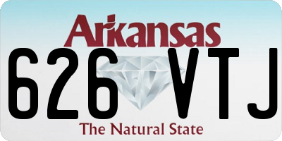 AR license plate 626VTJ