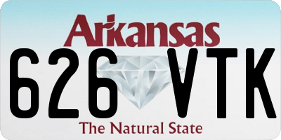 AR license plate 626VTK