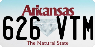 AR license plate 626VTM
