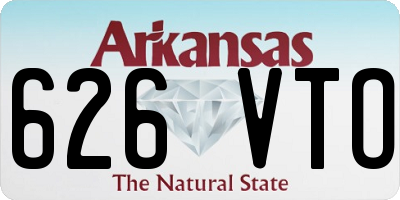AR license plate 626VTO