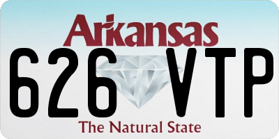 AR license plate 626VTP