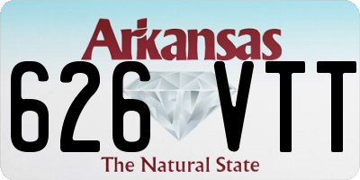 AR license plate 626VTT