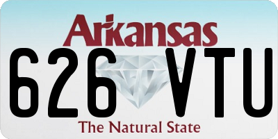 AR license plate 626VTU