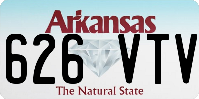 AR license plate 626VTV