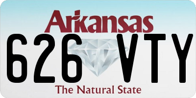AR license plate 626VTY