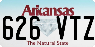 AR license plate 626VTZ