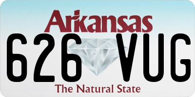 AR license plate 626VUG