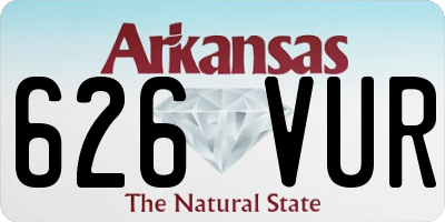 AR license plate 626VUR