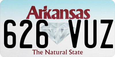 AR license plate 626VUZ