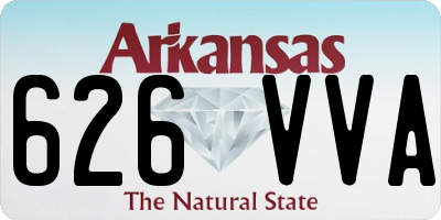 AR license plate 626VVA