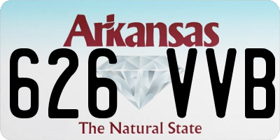 AR license plate 626VVB