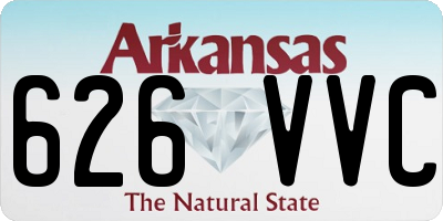 AR license plate 626VVC