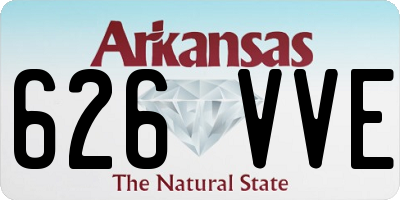 AR license plate 626VVE