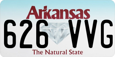 AR license plate 626VVG