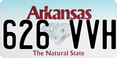 AR license plate 626VVH