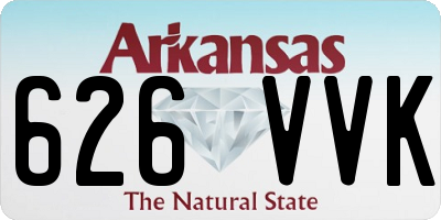 AR license plate 626VVK