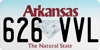 AR license plate 626VVL