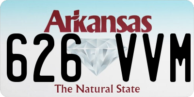 AR license plate 626VVM