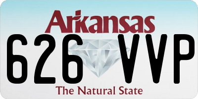 AR license plate 626VVP