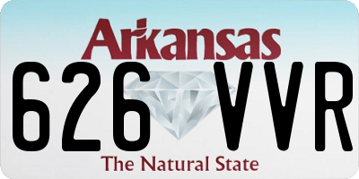 AR license plate 626VVR