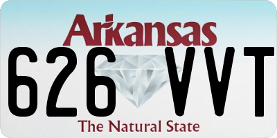 AR license plate 626VVT
