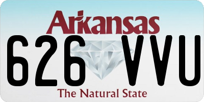 AR license plate 626VVU