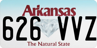 AR license plate 626VVZ
