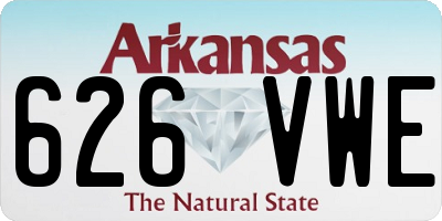 AR license plate 626VWE