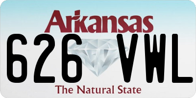 AR license plate 626VWL