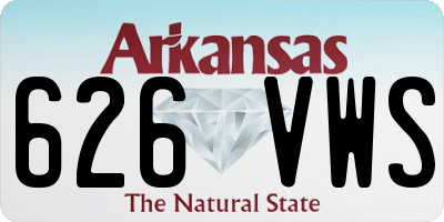 AR license plate 626VWS