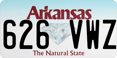 AR license plate 626VWZ