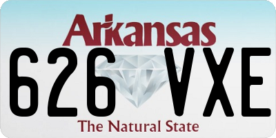 AR license plate 626VXE
