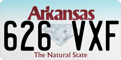 AR license plate 626VXF