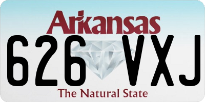 AR license plate 626VXJ