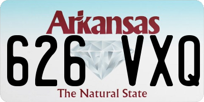 AR license plate 626VXQ