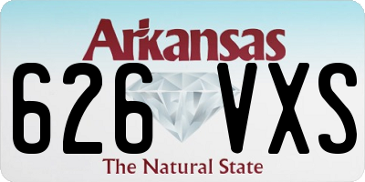 AR license plate 626VXS
