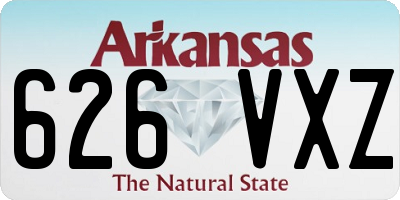 AR license plate 626VXZ