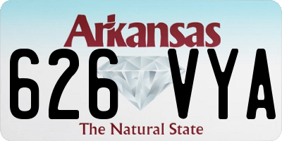 AR license plate 626VYA